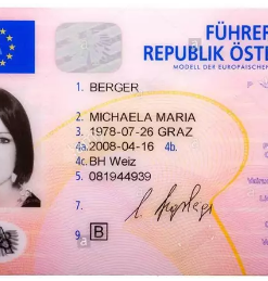 Austrian Driving License